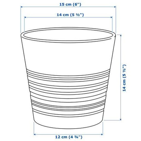 IKEA - MUSKOT Plant Pot = 15cm - Picture 7 of 14